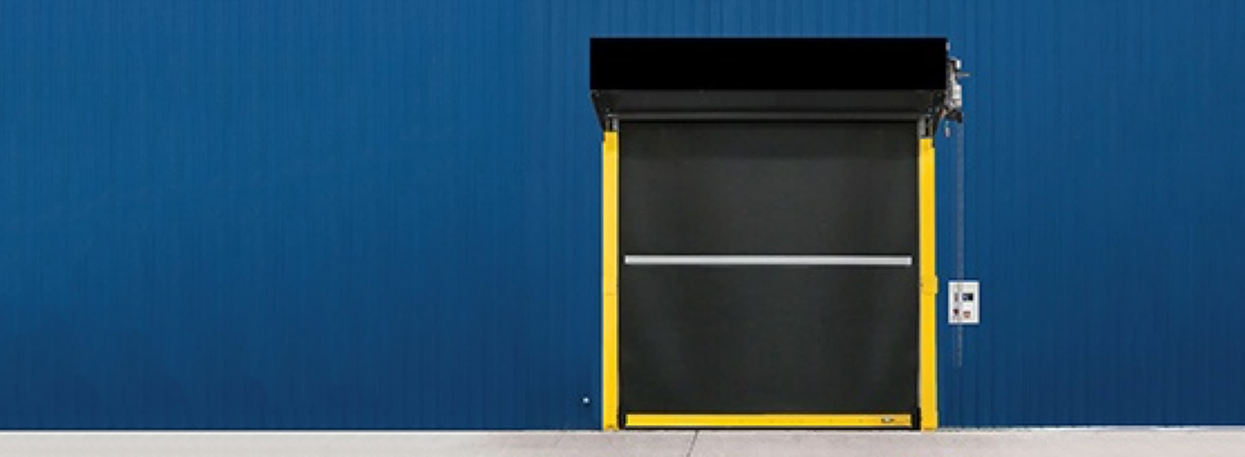 High-speed fabric & rubber doors