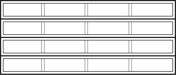 Porte 12'3" à 16'2"